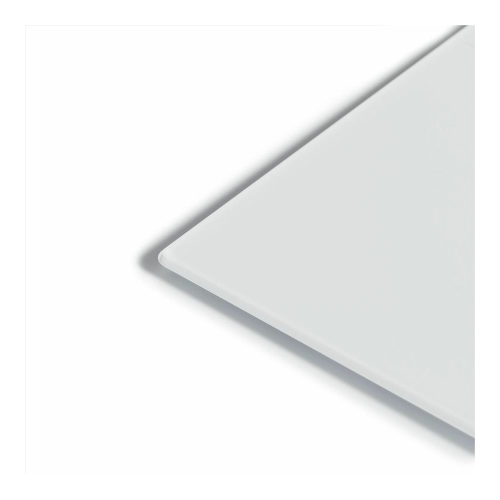 U Brands Magnetic Glass Dry-Erase Board Rolling Easel - 48" (4 ft) Width x 36" (3 ft) Height - Frosted White Tempered Glass Surface - Rectangle - Horizontal - Floor Standing, Portable - Magnetic - 1 E. Picture 8
