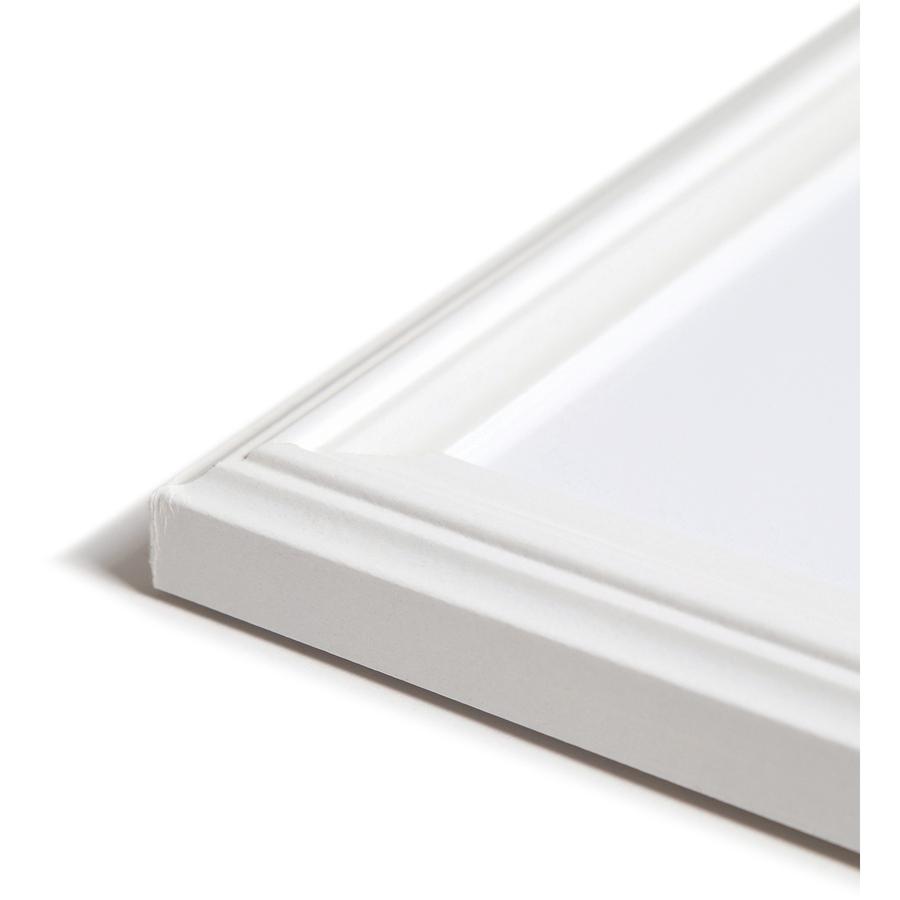 U Brands Magnetic Dry-Erase Monthly Calendar Board - 40" (3.3 ft) Width x 30" (2.5 ft) Height - White Painted Steel Surface - White Decor Frame - Rectangle - Horizontal - Magnetic - 1 Each. Picture 4