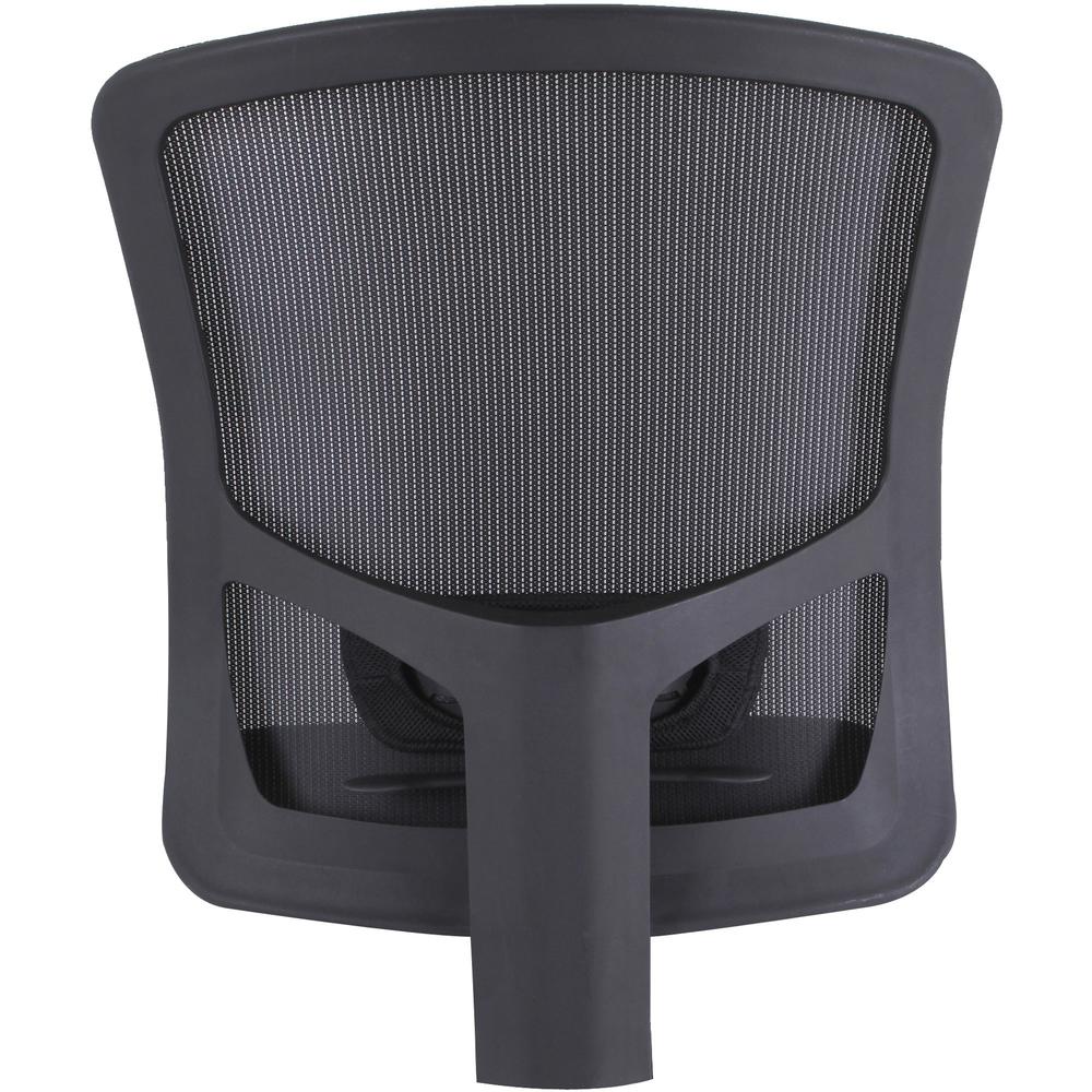 Lorell Big & Tall Mesh Back Office Chair - Fabric Seat Material - Black - Armrest - 1 Each. Picture 10