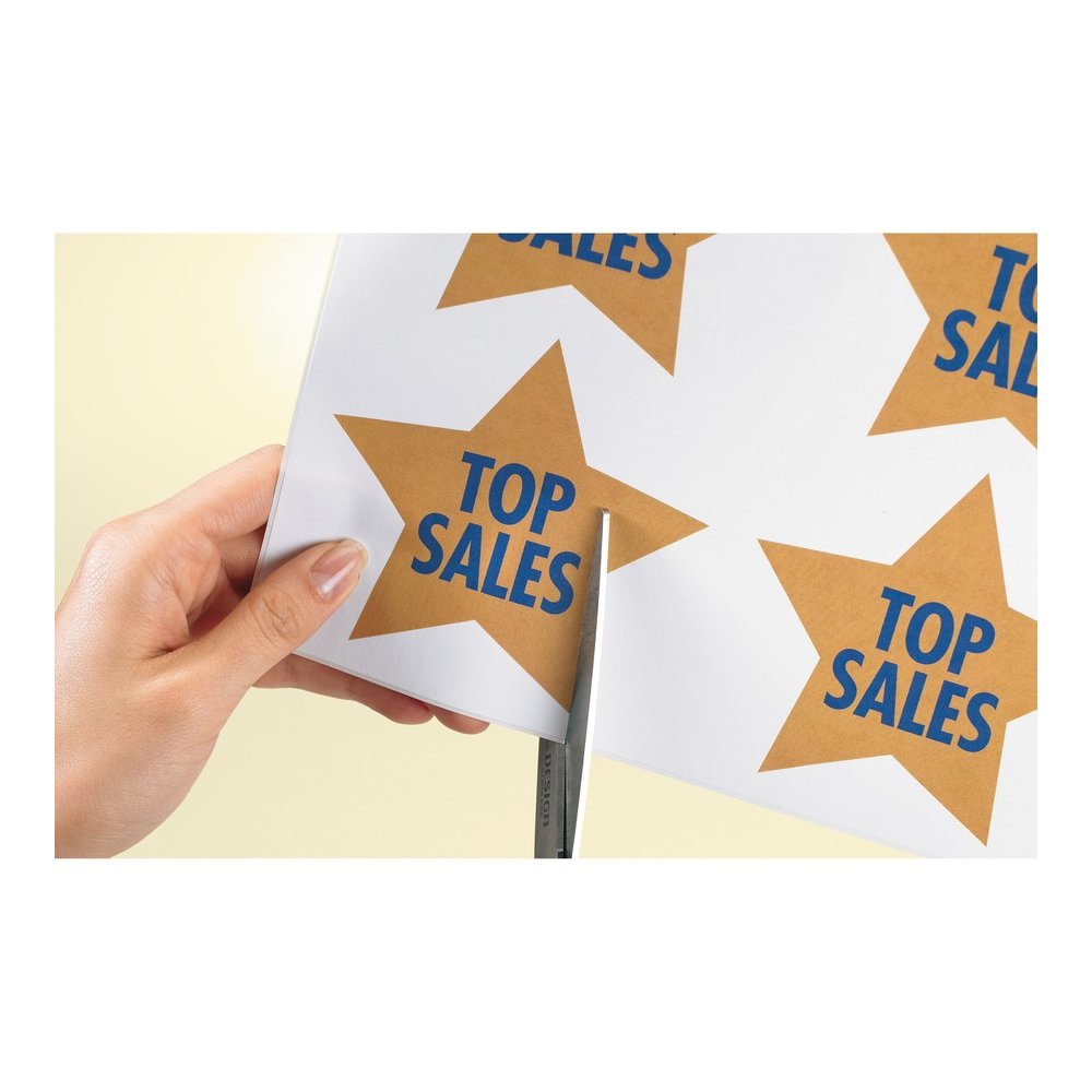 Avery&reg; Removable I.D. Laser/Inkjet Labels - 8 1/2" Widthss x 11" Length - Removable Adhesive - Rectangle - Laser, Inkjet - Matte - White - Paper - 1 / Sheet - 50 Total Sheets - 50 Total Label(s) -. Picture 5