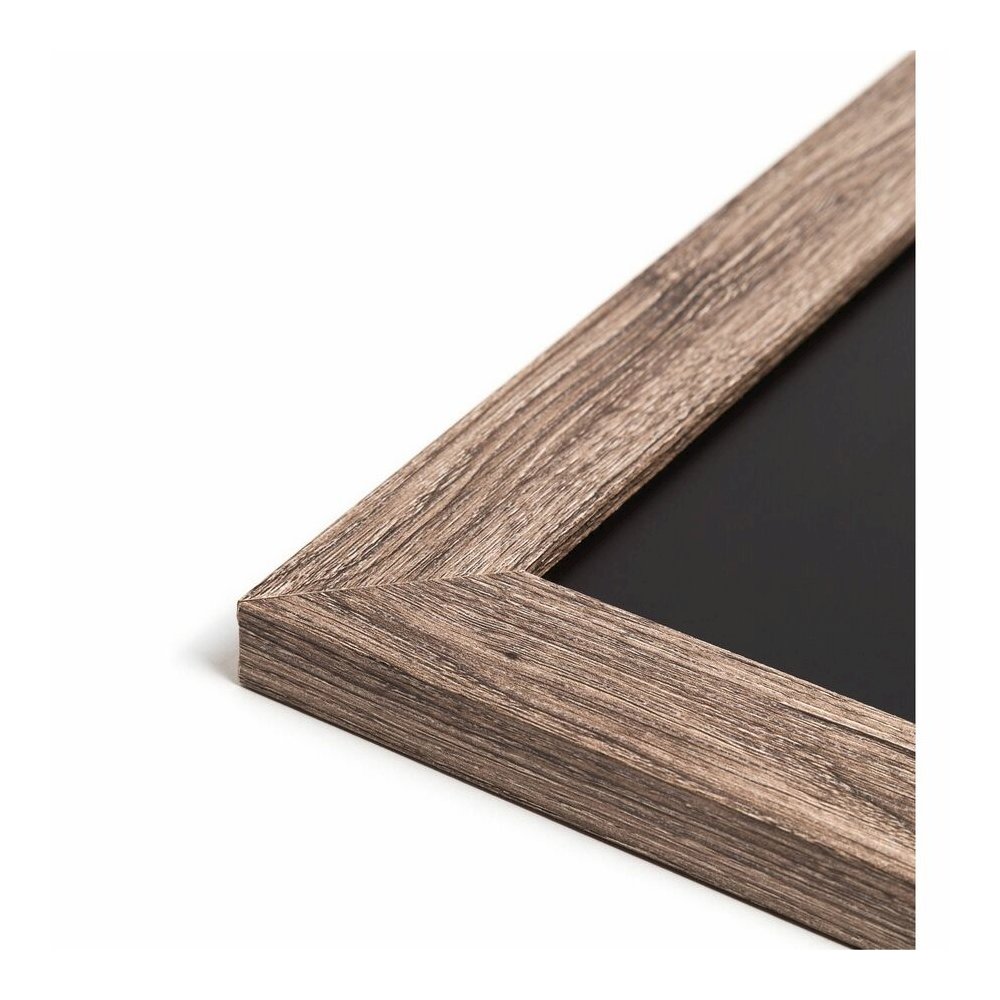 U Brands Magnetic Chalkboard - 48" (4 ft) Width x 36" (3 ft) Height - Decor Rustic Frame - Horizontal/Vertical - Magnetic, Durable - 1 Each. Picture 8