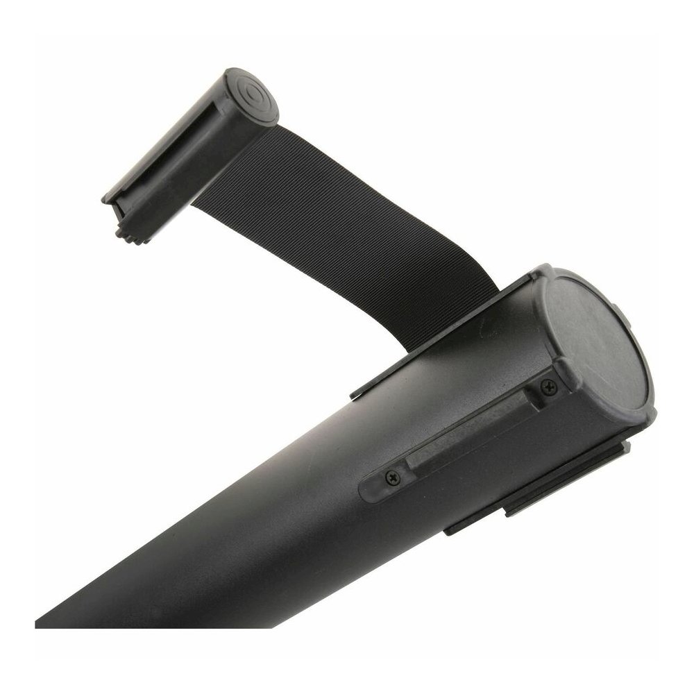 Genuine Joe Crowd-Control Posts - 34" Height - Black - Steel - 2 / Carton. Picture 7