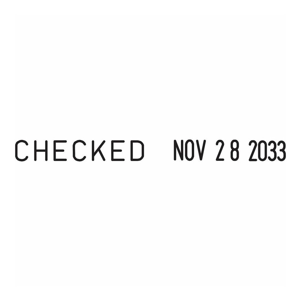 Trodat 12-Message Business Stamp - Message Stamp - ANSWERED, BACKORDERED, CANCELLED, BILLED, RECEIVED, CHARGED, CHECKED, DELIVERED, ENTERED, PAID, SHIPPED, ... - 0.37" Impression Width - 10000 Impress. Picture 14