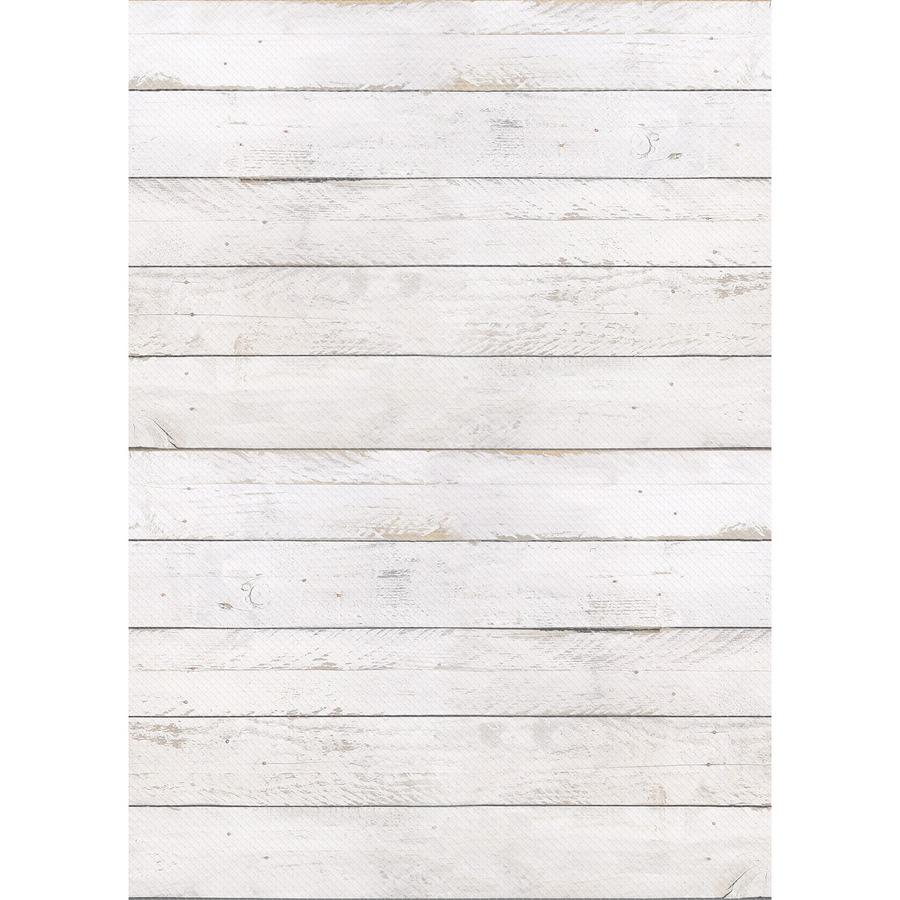 Teacher Created Resources Bulletin Board Roll - Bulletin Board, Poster, Student - 12 ft Height x 48" Width - White Shiplap - Fabric - 1 Roll. Picture 4