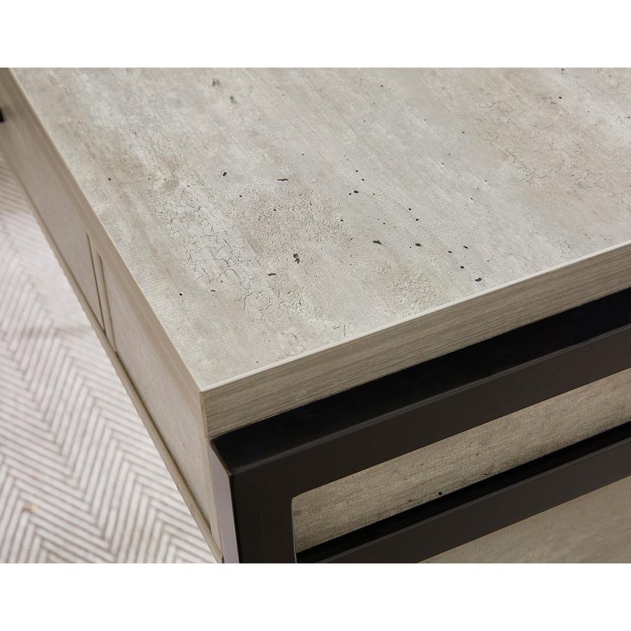 Mason Laminate Double Pedestal Executive Desk. Picture 8