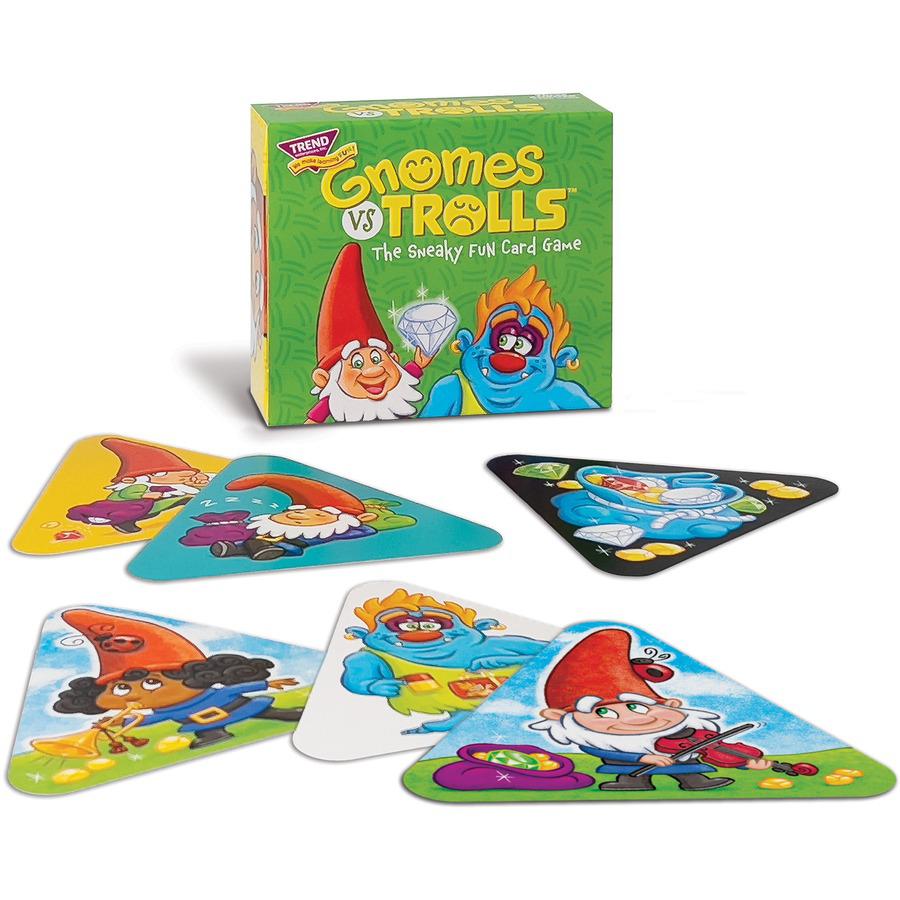 Trend Gnomes vs Trolls Three Corner Card Game - 63 Card(s) - Fun - Matching - 2 to 4 Players - 1 Each. Picture 8
