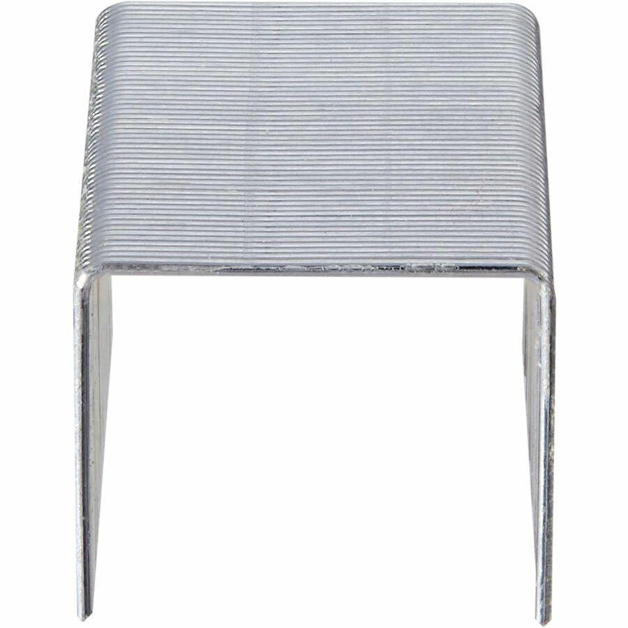 Bostitch Heavy-Duty Staples - High Capacity - 3/8" Leg - 1/2" Crown - Holds 65 Sheet(s) - Silver - 2.5" Height x 1.1" Width x 3" Length - 125 Per Strip - 3000 / Box. Picture 6
