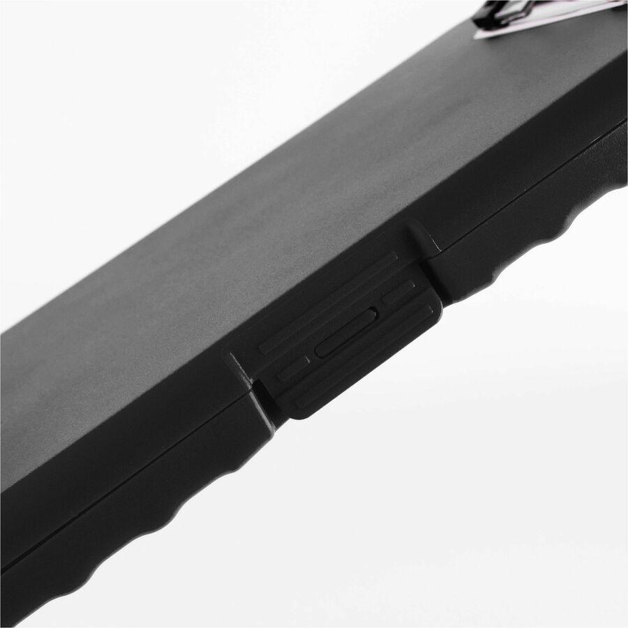 Business Source Storage Clipboard - Storage for 160 Sheet - Plastic - Black - 1 Each. Picture 14