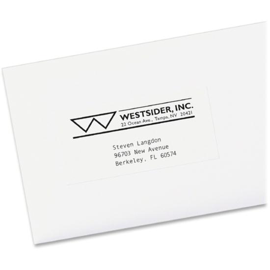 Avery&reg; Shipping Label - 2" Width x 4 1/4" Length - Permanent Adhesive - Rectangle - White - Paper - 10 / Sheet - 100 Total Sheets - 1000 Total Label(s) - 1000 / Box. Picture 4