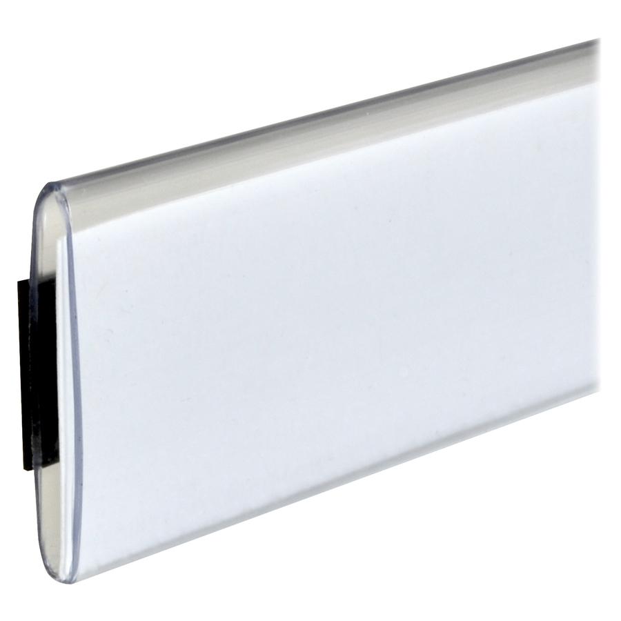 C-Line HOL-DEX Magnetic Shelf/Bin Label Holders - 1-Inch x 6-Inch, 10/BX, 87227. Picture 2