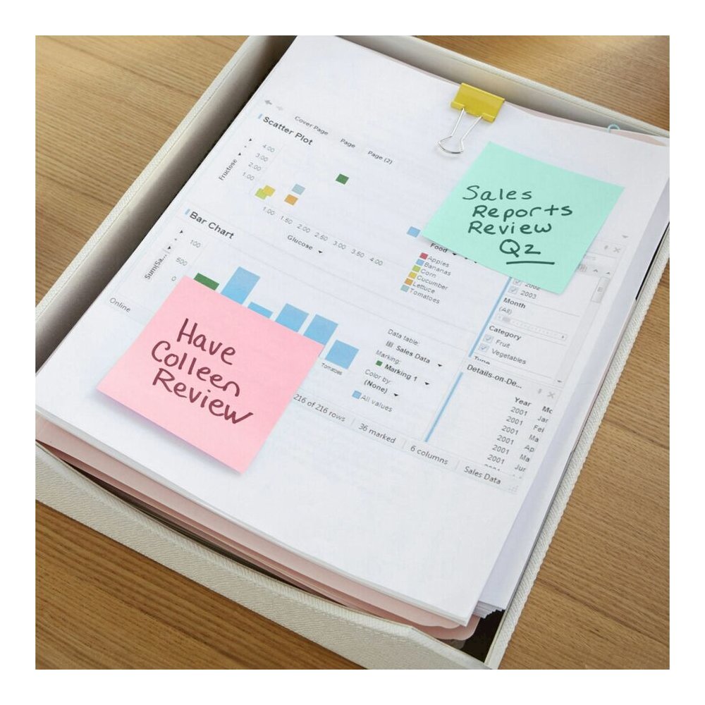 Post-it&reg; Dispenser Notes - 1200 - 3" Flag/Note Width x 3" Flag/Note Length - Square - 100 Sheets per Pad - Unruled - Fresh Mint, Aqua Splash, Sunnyside, Papaya Fizz, Guava - Paper - Pop-up, Self-a. Picture 8