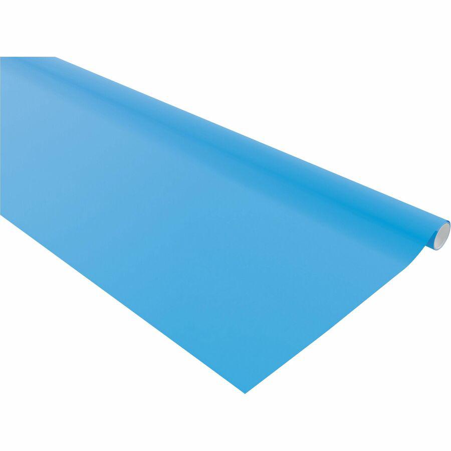 Fadeless Bulletin Board Art Paper - ClassRoom Project, Home Project, Office Project - 48"Width x 50 ftLength - 1 / Roll - Brite Blue. Picture 7