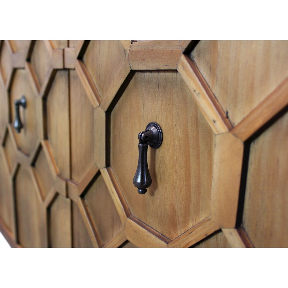 Samara 4-Door Sideboard - Natural. Picture 6