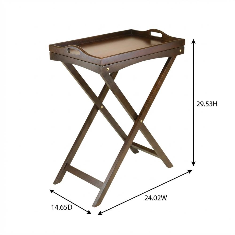 Natural, Tray Table, Removable Tray Top, Quality Build. Picture 7