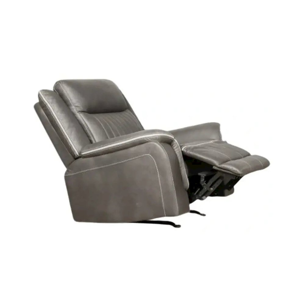 Enzo  Glider Recliner- Gray. Picture 2