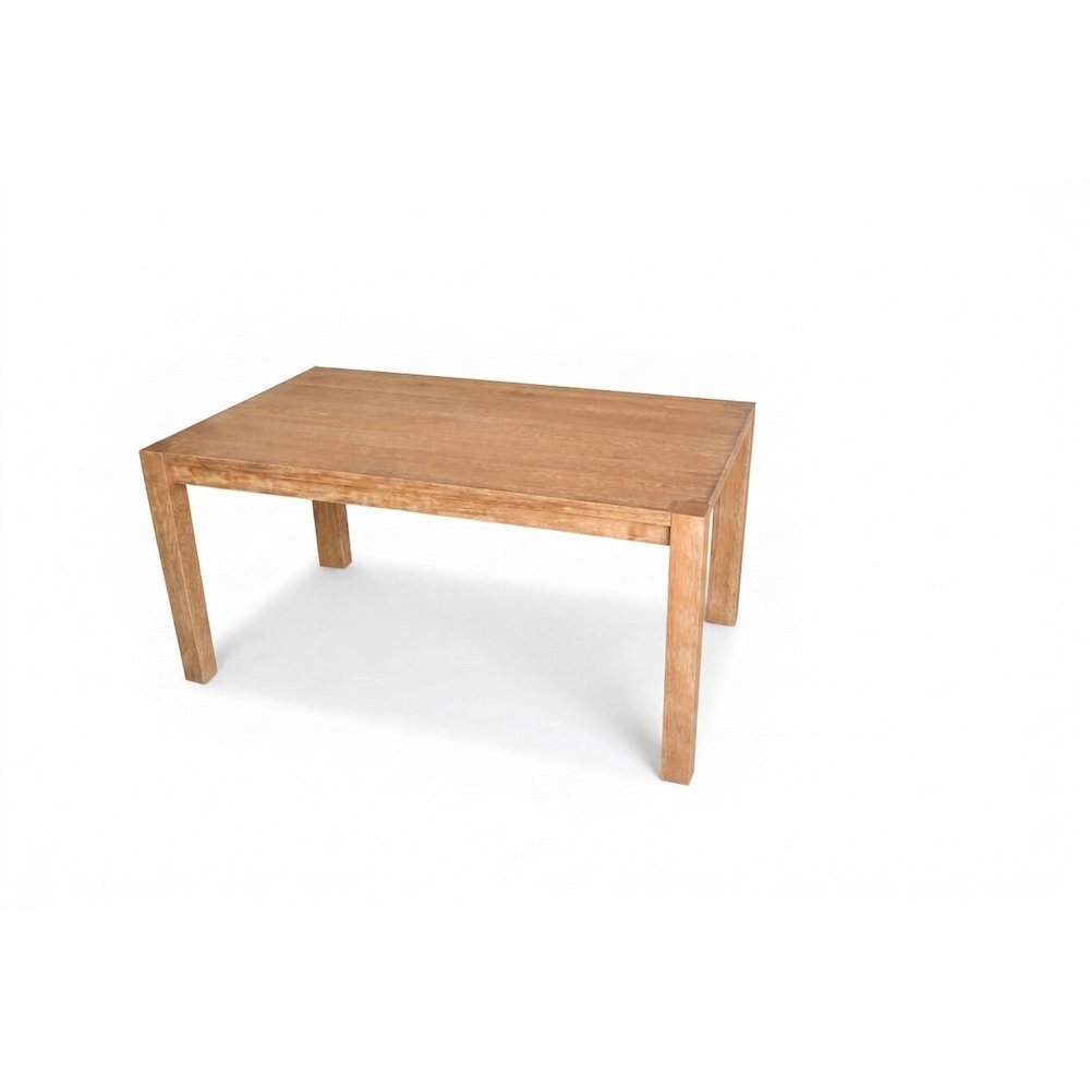 Best Master Furniture Janet 60" Transitional Wood Dining Table in Driftwood. Picture 1