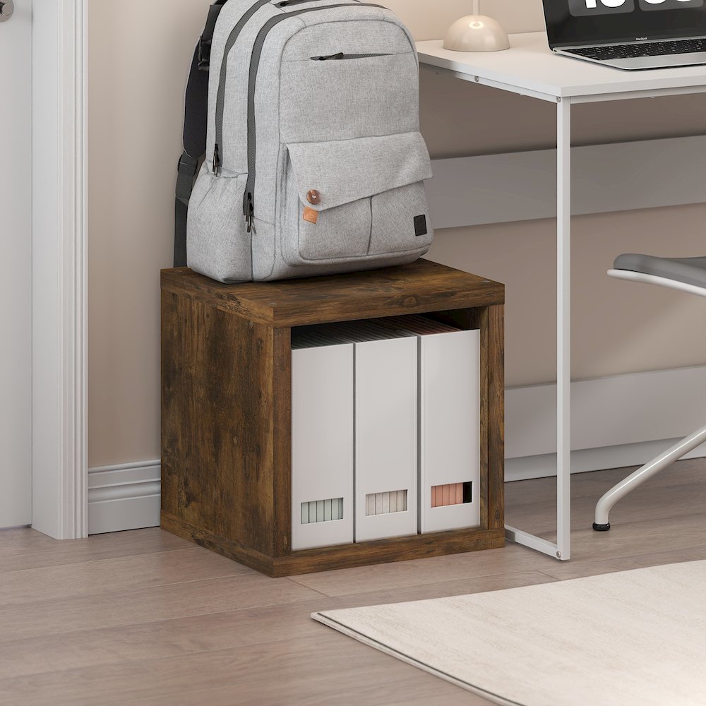 CUBICLE Book Shelf, Stackable Bookshelf, Cube Storage Organizer Bookcase. Picture 2
