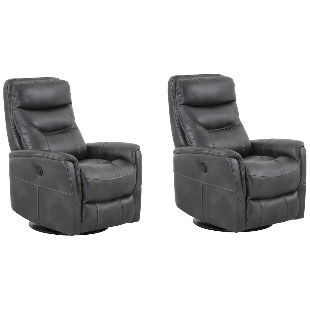 Flint Recliner Nursery Glider Set – Elegant Boucle Chairs for Comfort. Picture 1