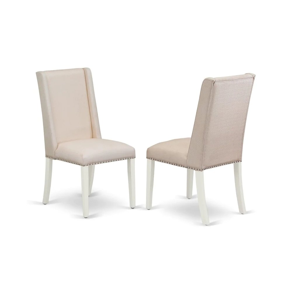 Dining Room Set Linen White, SHFL3-WHI-01. Picture 3