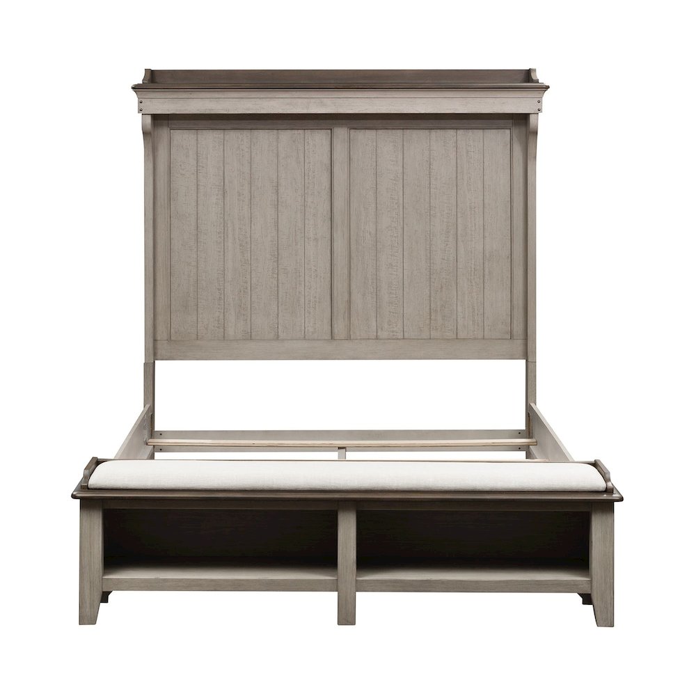 Ivy Hollow Queen Mantle Storage Bed. Picture 2