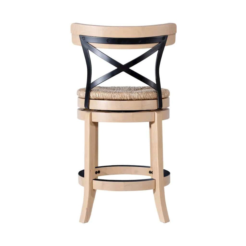 Myrtle Swivel Counter Stool - Blonde Oak. Picture 2