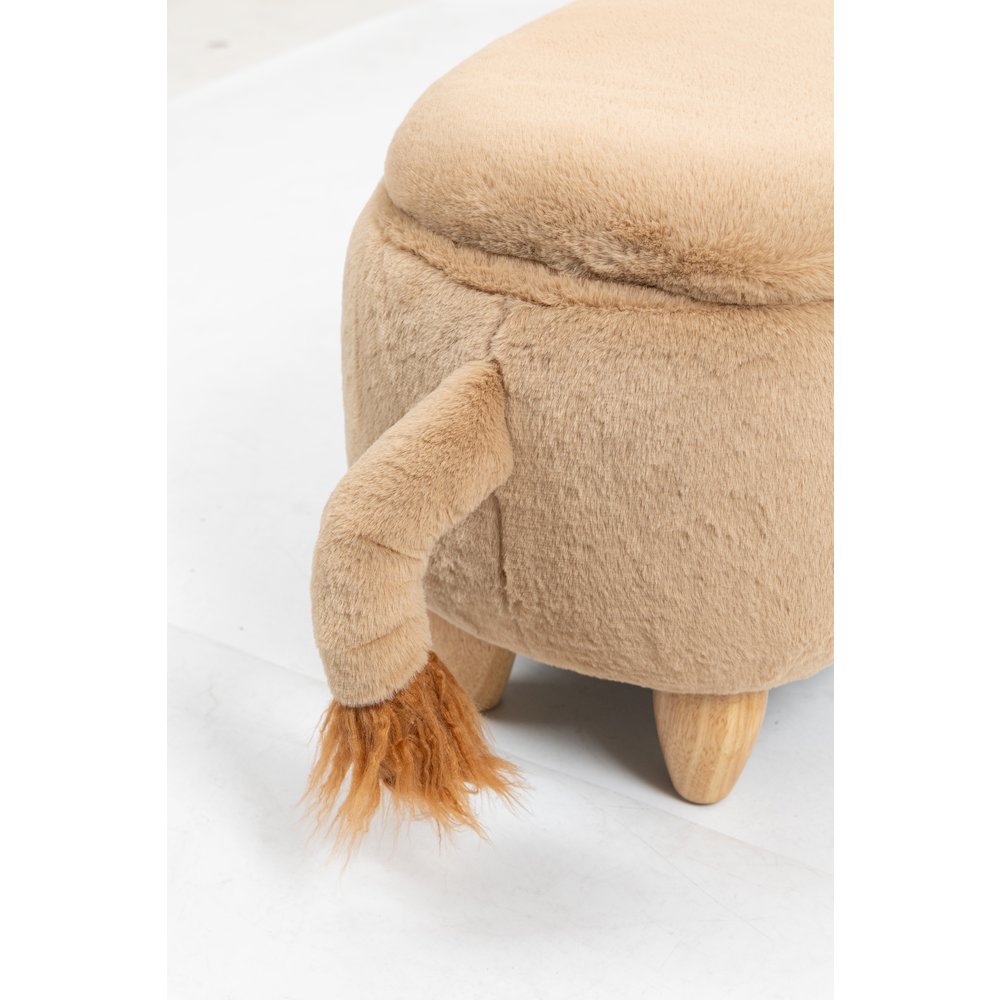 Home 2 Office Kids Lion Animal Sorage Ottoman Stool. Picture 19