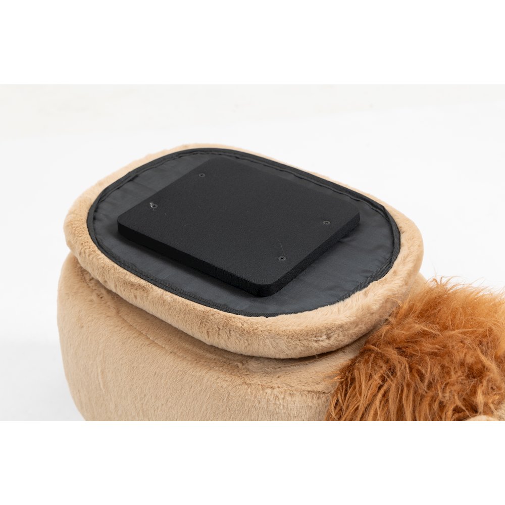 Home 2 Office Kids Lion Animal Sorage Ottoman Stool. Picture 5
