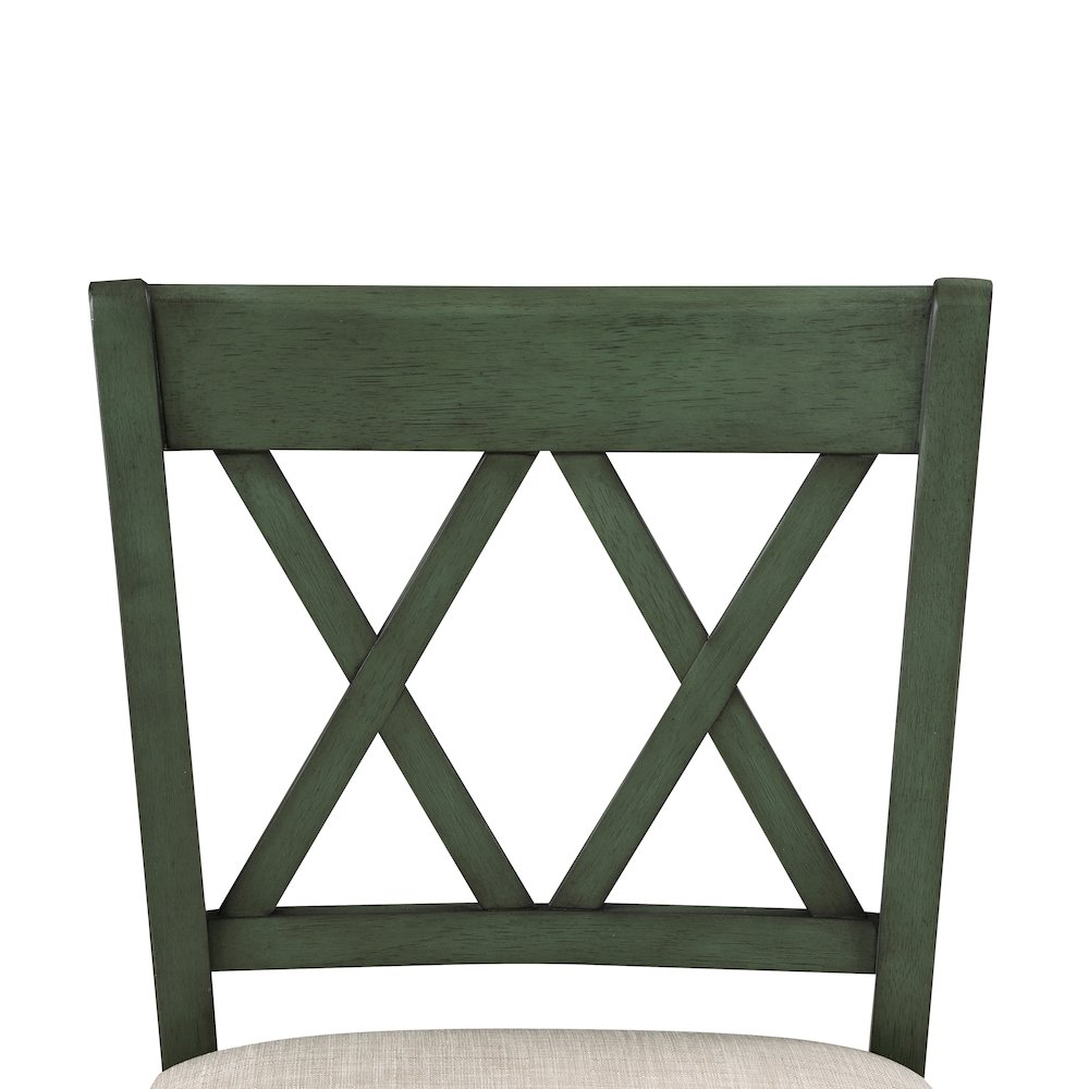 Home 2 Office 24" Brookline Swivel Barstool with Forest Sage Green Finish. Picture 8