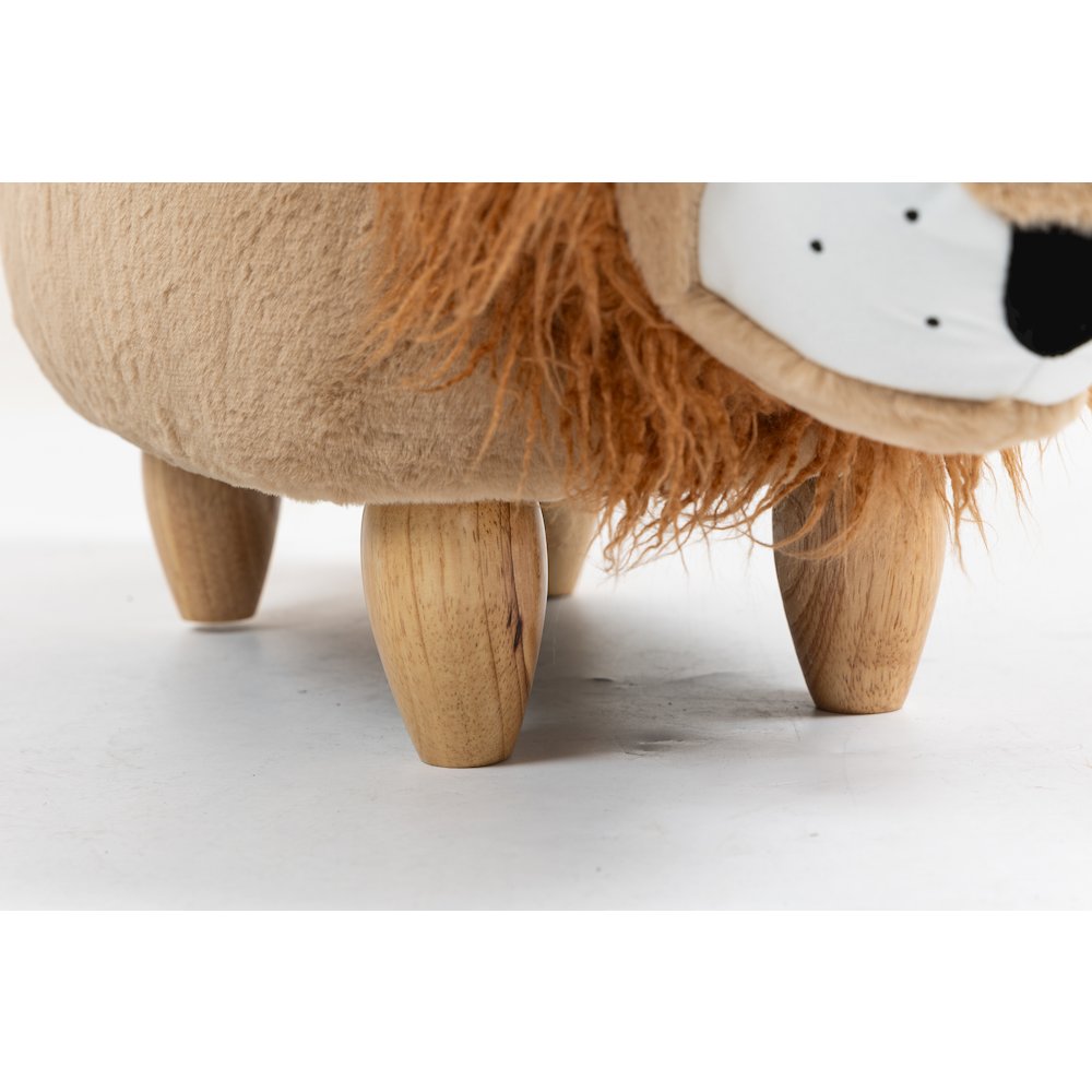 Home 2 Office Kids Lion Animal Sorage Ottoman Stool. Picture 6