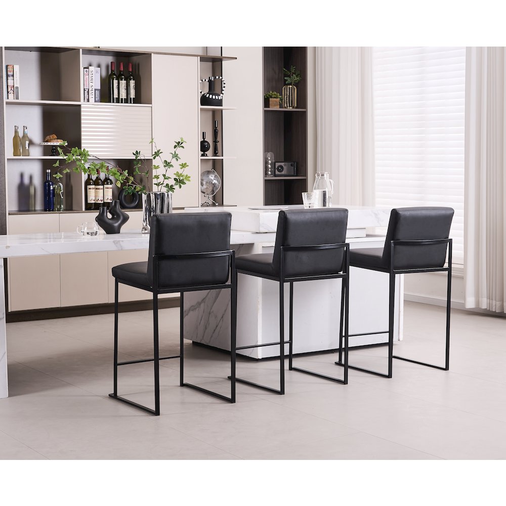Home 2 Office London Stackable Barstool, set of 3. Picture 9