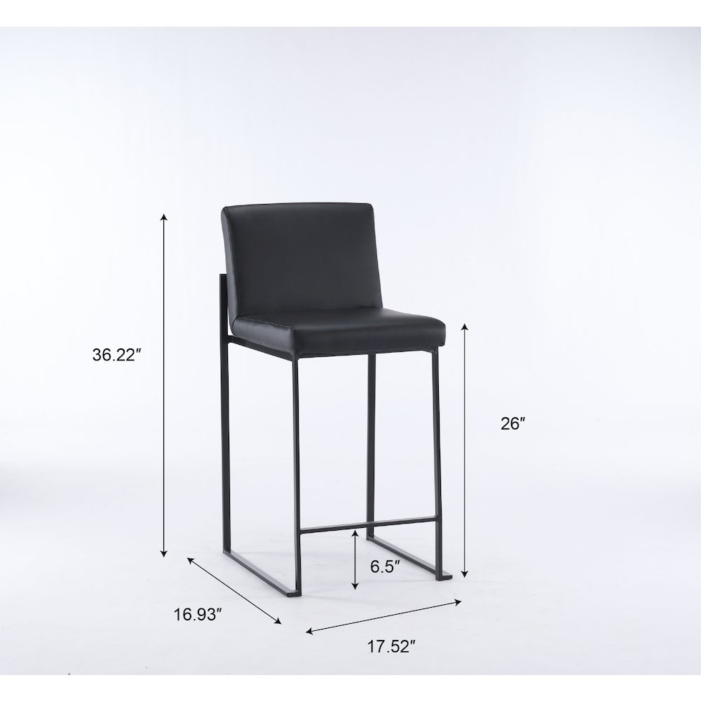 Home 2 Office London Stackable Barstool, set of 3. Picture 7