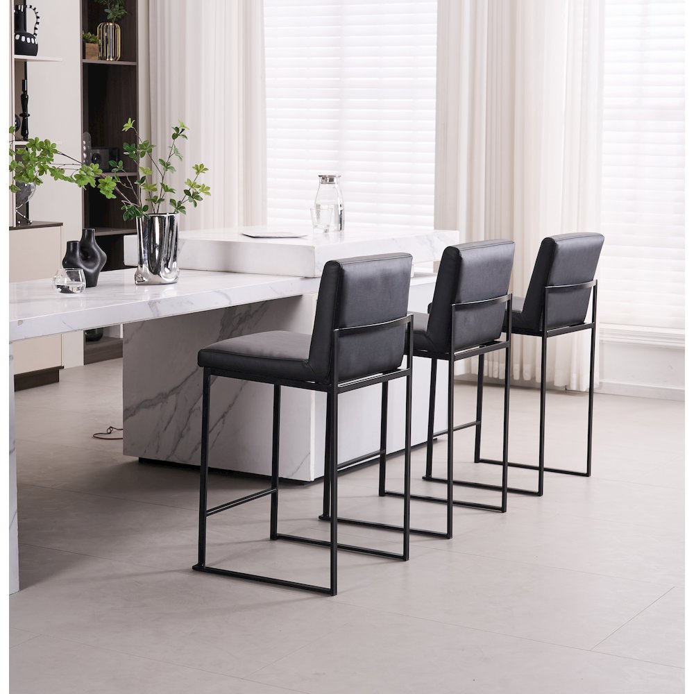 Home 2 Office London Stackable Barstool, set of 3. Picture 11
