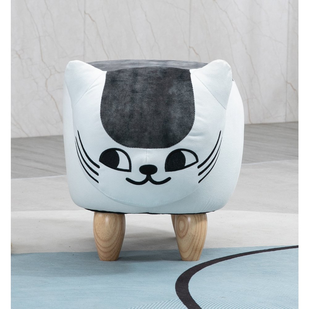 Home 2 Offie Cat Condo Pet House Storage Ottoman. Picture 4