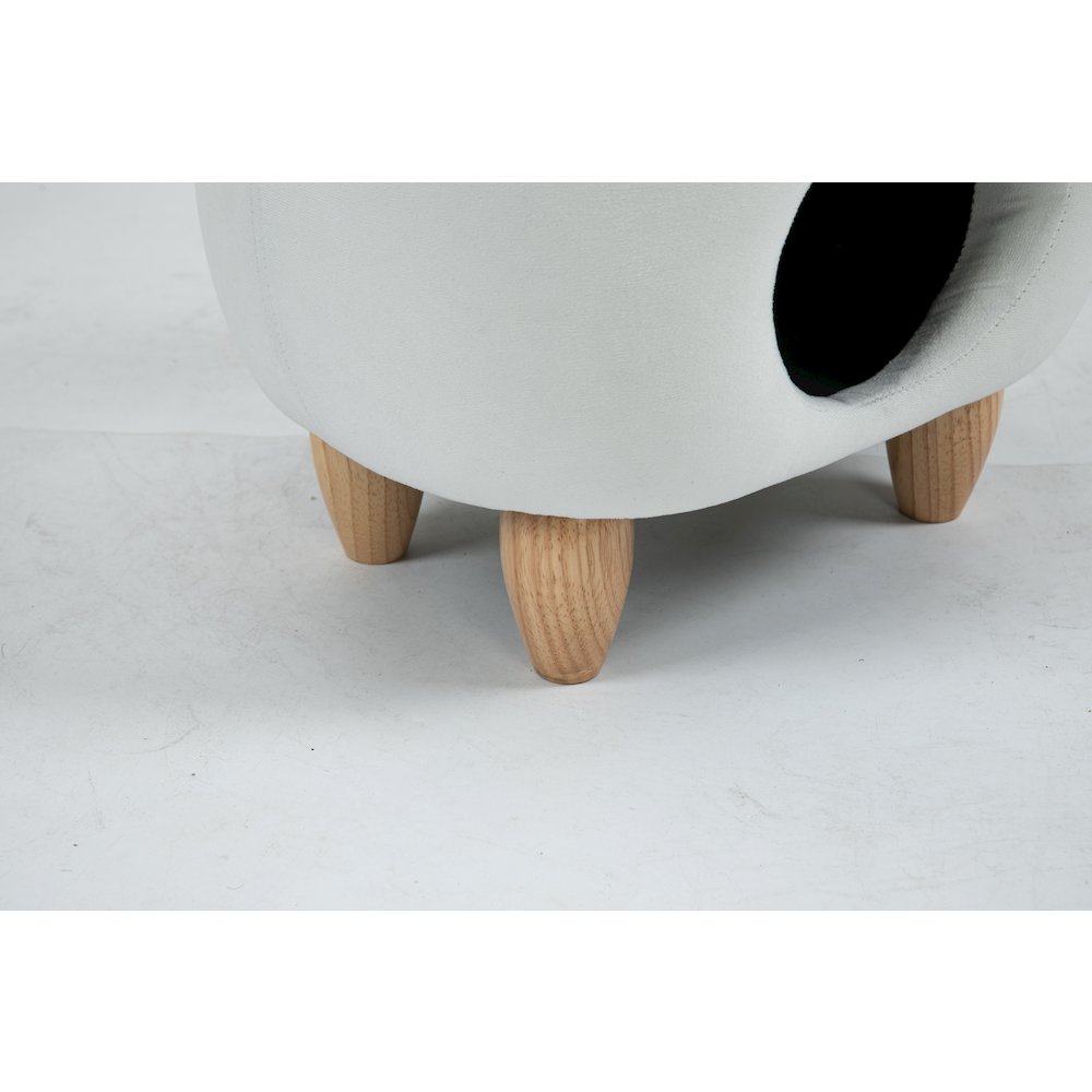 Home 2 Offie Cat Condo Pet House Storage Ottoman. Picture 10
