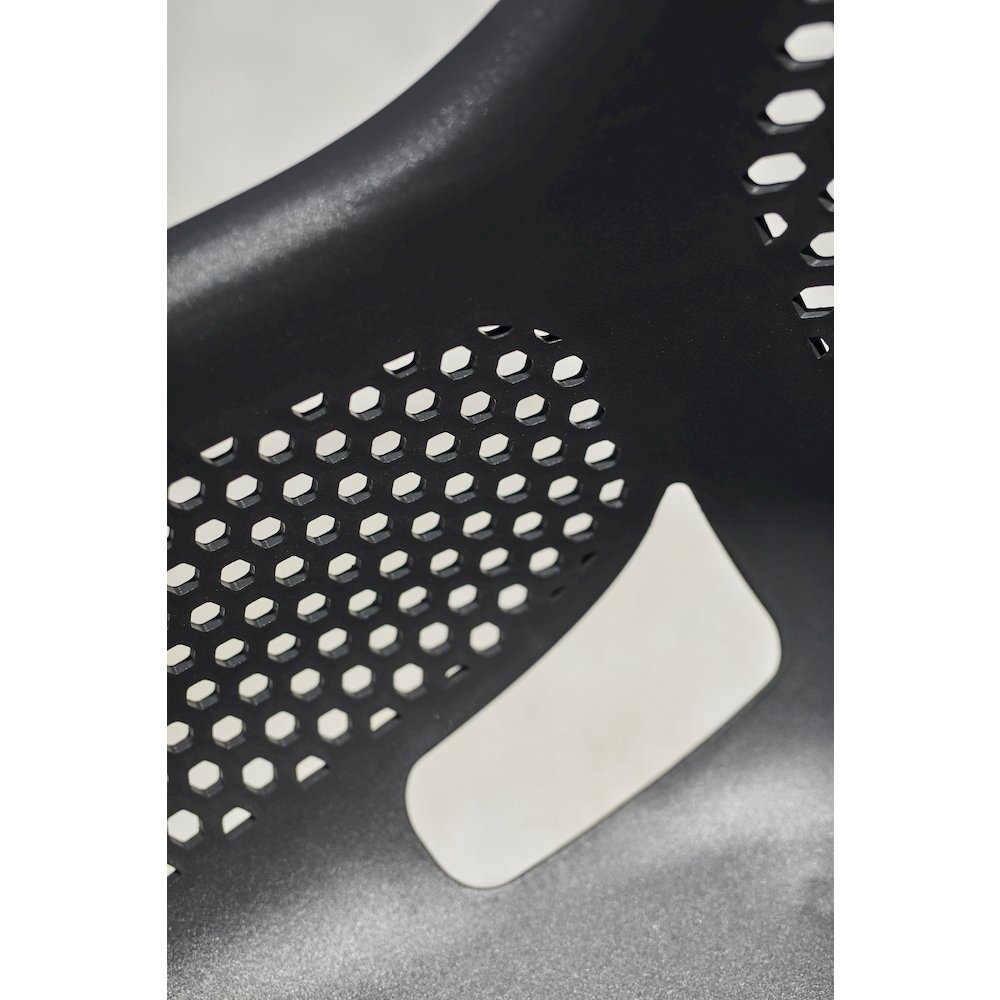 Atra Resin Patio Dining Chair in Anthracite Black - (Set of 2). Picture 7