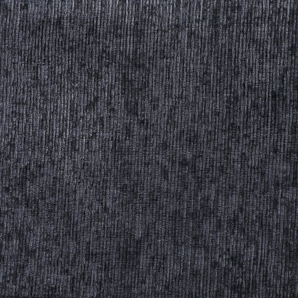 8 - Piece Chenille Fabric Upholstered Sectional With Console & Ottoman-Black. Picture 7