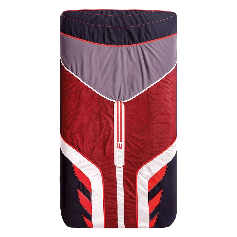 GTS Twin Size Comforter with Patchwork and Mesh Details. Picture 1