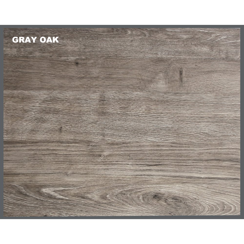 Alaska 3-Door Credenza Storage Cabinet in Gray Oak. Picture 6
