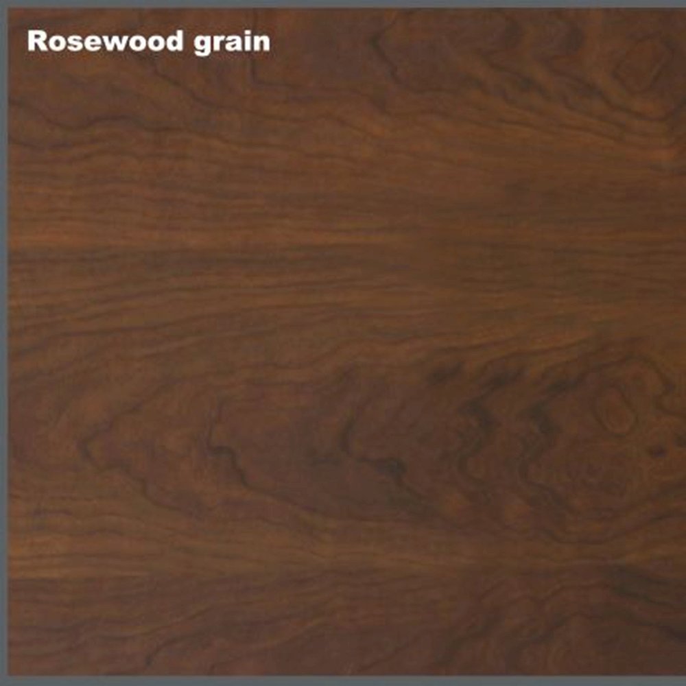 Lambert Modern Farmhouse Rosewood Grain Coffee Table. Picture 6