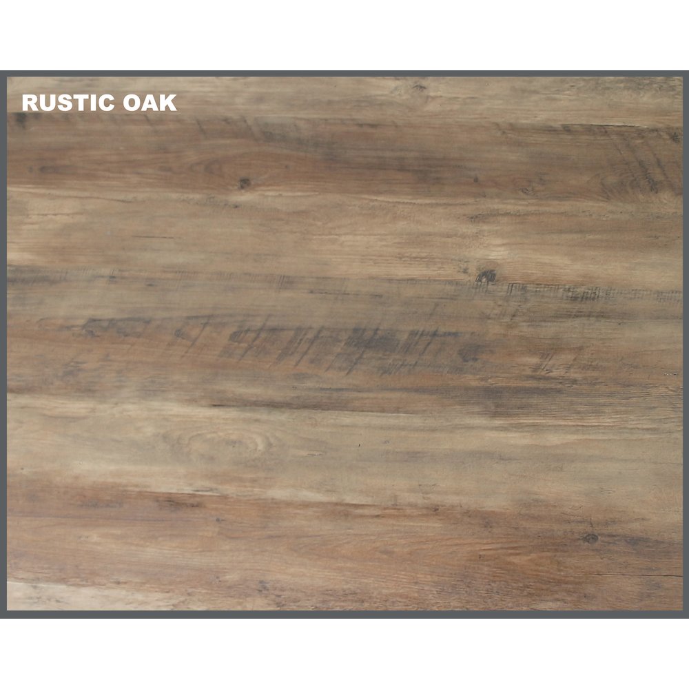 Oxford 4-Door Engineered Wood Credenza File Cabinet in Rustic Oak. Picture 8