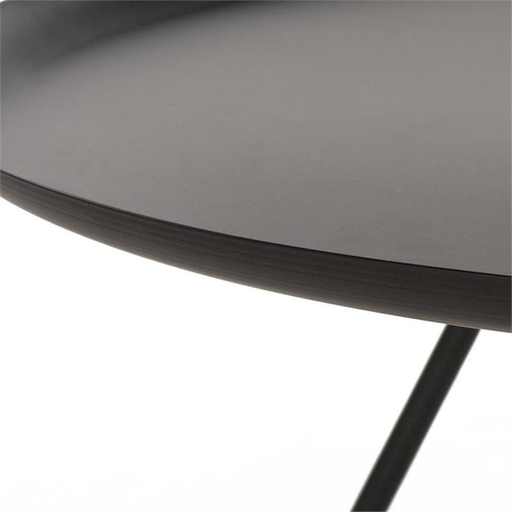 Home Orson Black and Gold Round Coffee Table. Picture 5