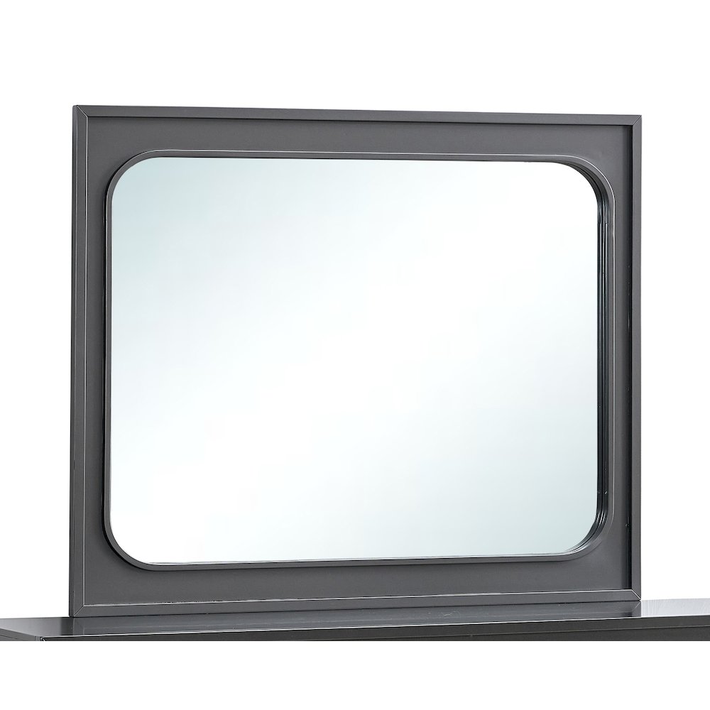 Glory Furniture Wave Mirror, Wenge. Picture 5