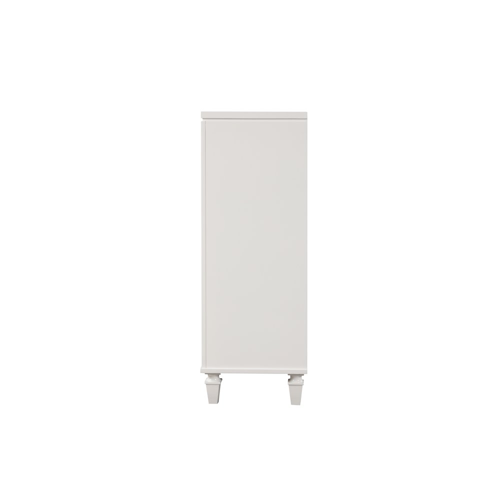Glory Furniture Genoa Chest, Sparkling White. Picture 6