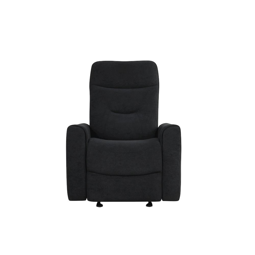 Glory Furniture Paterson Swivel Recliner, Black. Picture 4