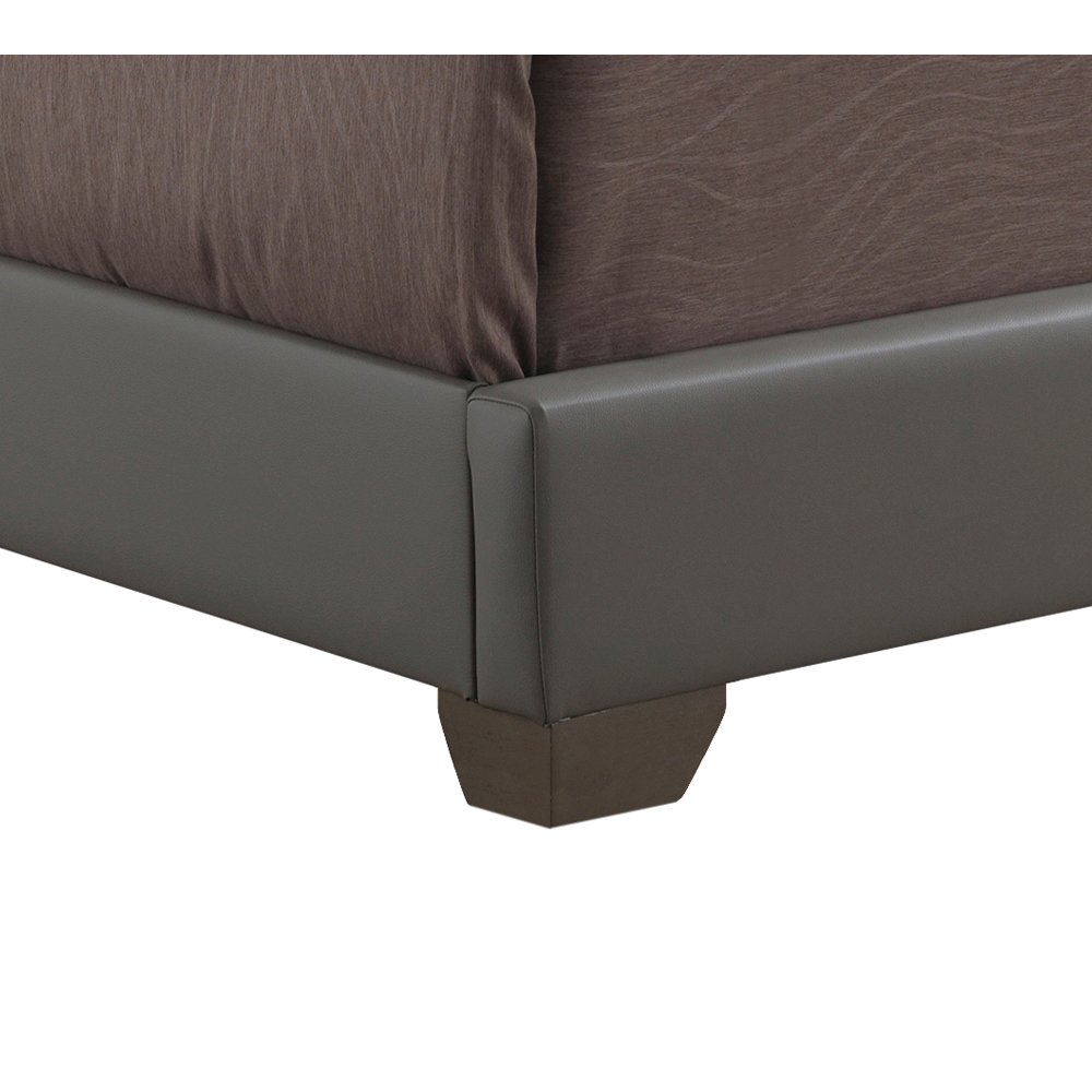 Glory Furniture Aaron Full Bed in Light Grey Color. Picture 14