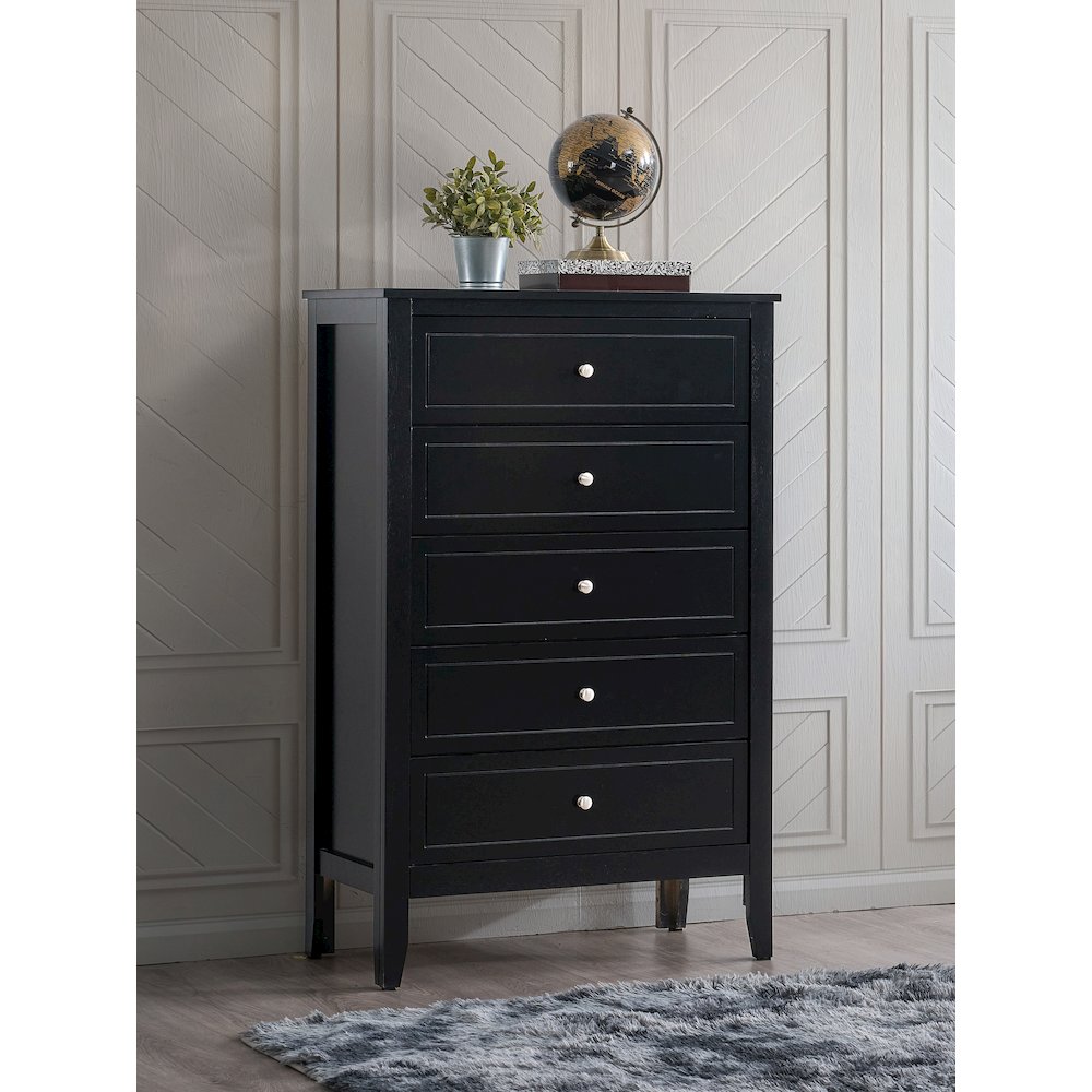 Transitional Daniel Chest, Black. Picture 6