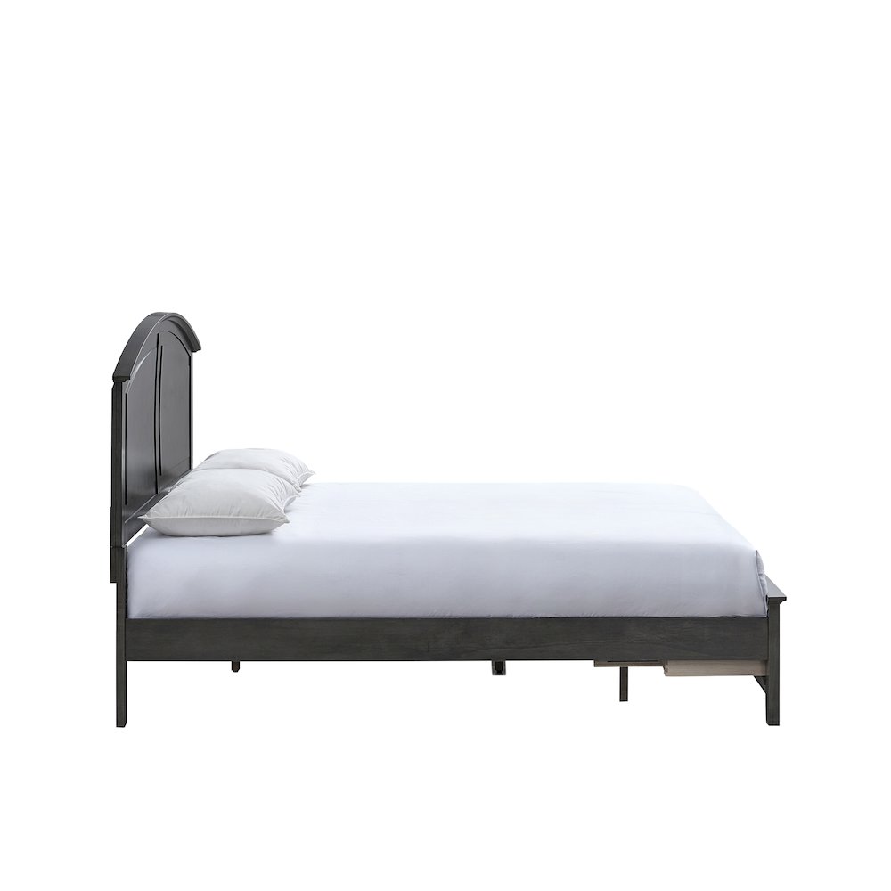 Glory Furniture Hammond Full Bed, Gray Color. Picture 7