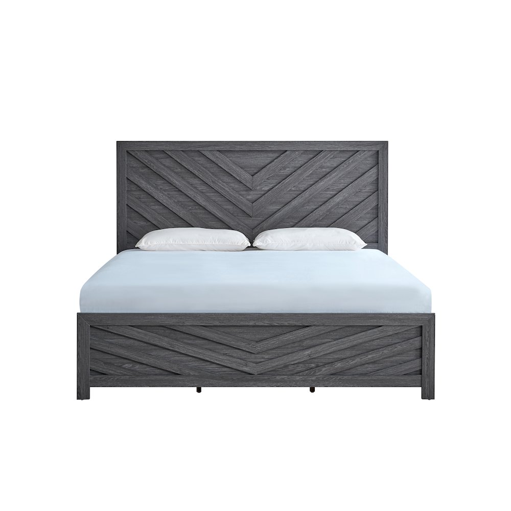 Glory Furniture Rustica Full Bed, Gray Color. Picture 4