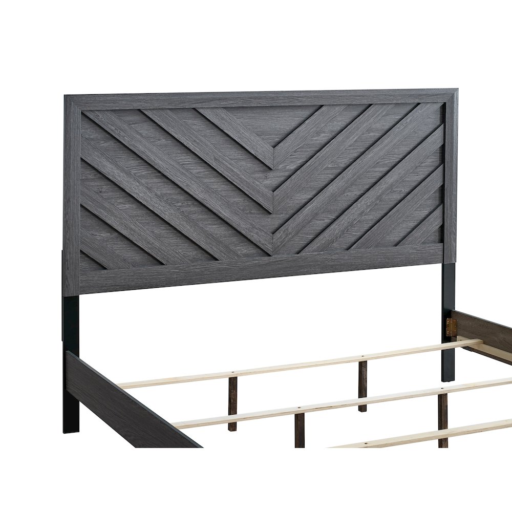 Glory Furniture Rustica Queen Bed, Gray Color. Picture 3