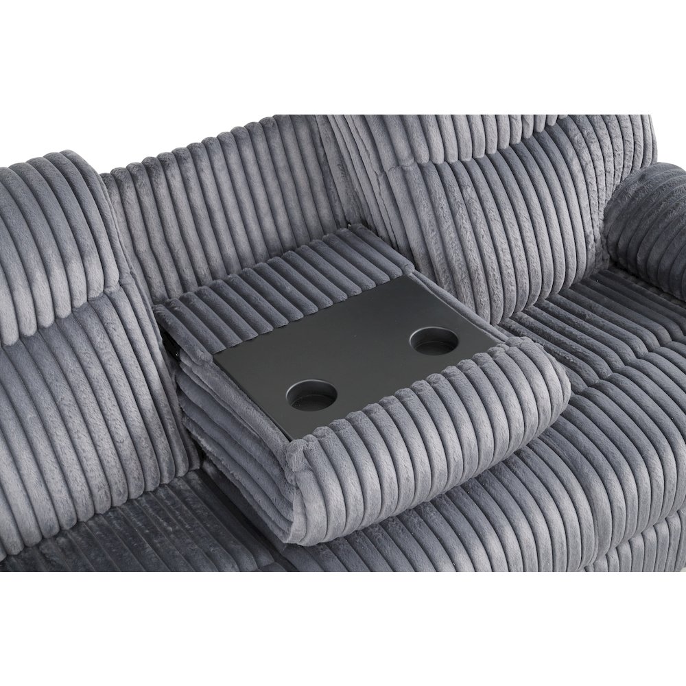 Glory Furniture Comfy Sofa, Gray Color. Picture 4